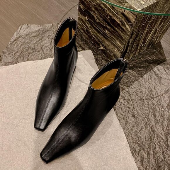 Beauty Cry Leather Ankle Booties - Picture 2 of 9